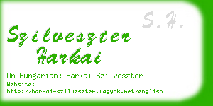 szilveszter harkai business card